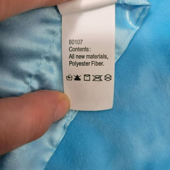 Lovey Baby Security Blanket Peek-a-Boo Jesus Loves You Christian Plush Blue - Picture 9 of 10